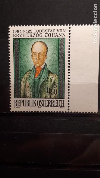 Sellos: AUSTRIA. **. A&Ntilde;O 1984 . YVERT 1602 - Foto 1