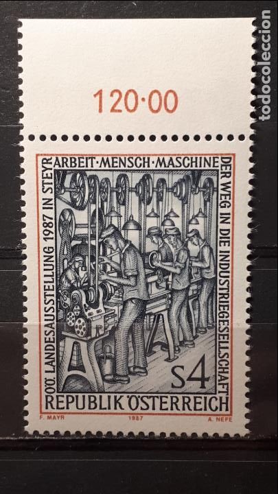 Sellos: AUSTRIA. **. A&Ntilde;O 1987 . YVERT 1709 - Foto 1