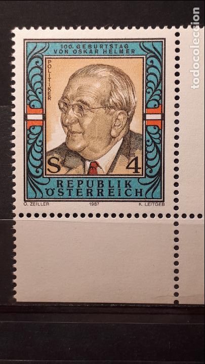Sellos: AUSTRIA. **. A&Ntilde;O 1987 . YVERT 1735 - Foto 1