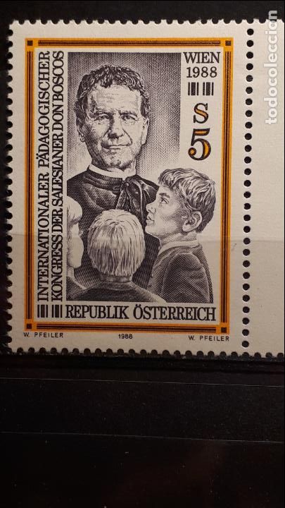 Sellos: AUSTRIA. **. A&Ntilde;O 1988 . YVERT 1738 - Foto 1