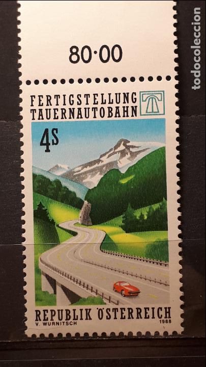 Sellos: AUSTRIA. **. A&Ntilde;O 1988 . YVERT 1756 - Foto 1