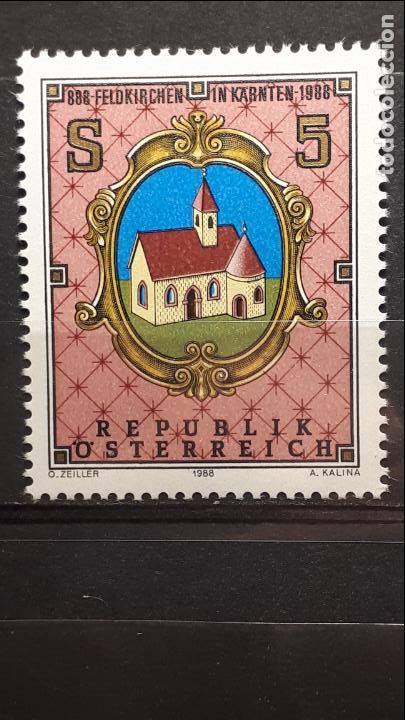 Sellos: AUSTRIA. **. A&Ntilde;O 1988 . YVERT 1762 - Foto 1