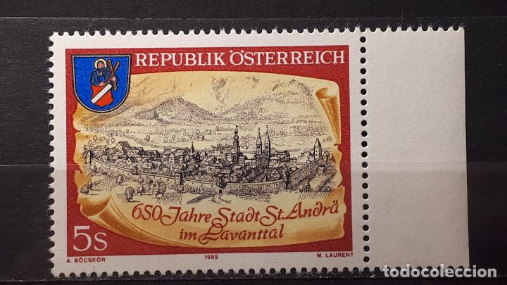 Sellos: AUSTRIA. **. A&Ntilde;O 1989 . YVERT 1789 - Foto 1