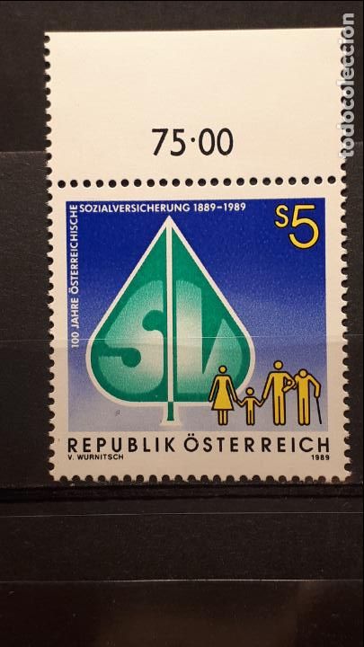 Sellos: AUSTRIA. **. A&Ntilde;O 1989 . YVERT 1794 - Foto 1