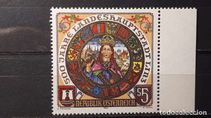 Sellos: AUSTRIA. **. A&Ntilde;O 1990 . YVERT 1812 - Foto 1