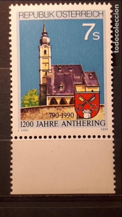 Sellos: AUSTRIA. **. A&Ntilde;O 1990 . YVERT 1814 - Foto 1