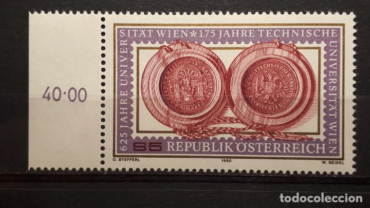 Sellos: AUSTRIA. **. A&Ntilde;O 1990 . YVERT 1813 - Foto 1