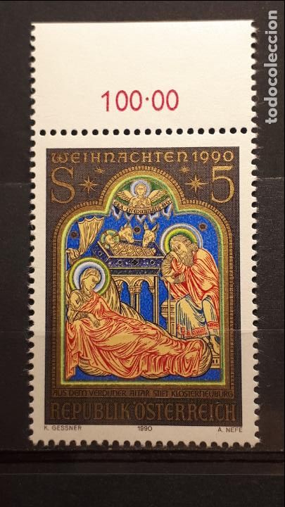 Sellos: AUSTRIA. **. A&Ntilde;O 1990 . YVERT 1841 - Foto 1