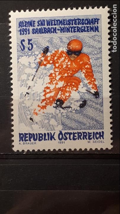 Sellos: AUSTRIA. **. A&Ntilde;O 1991 . YVERT 1843 - Foto 1