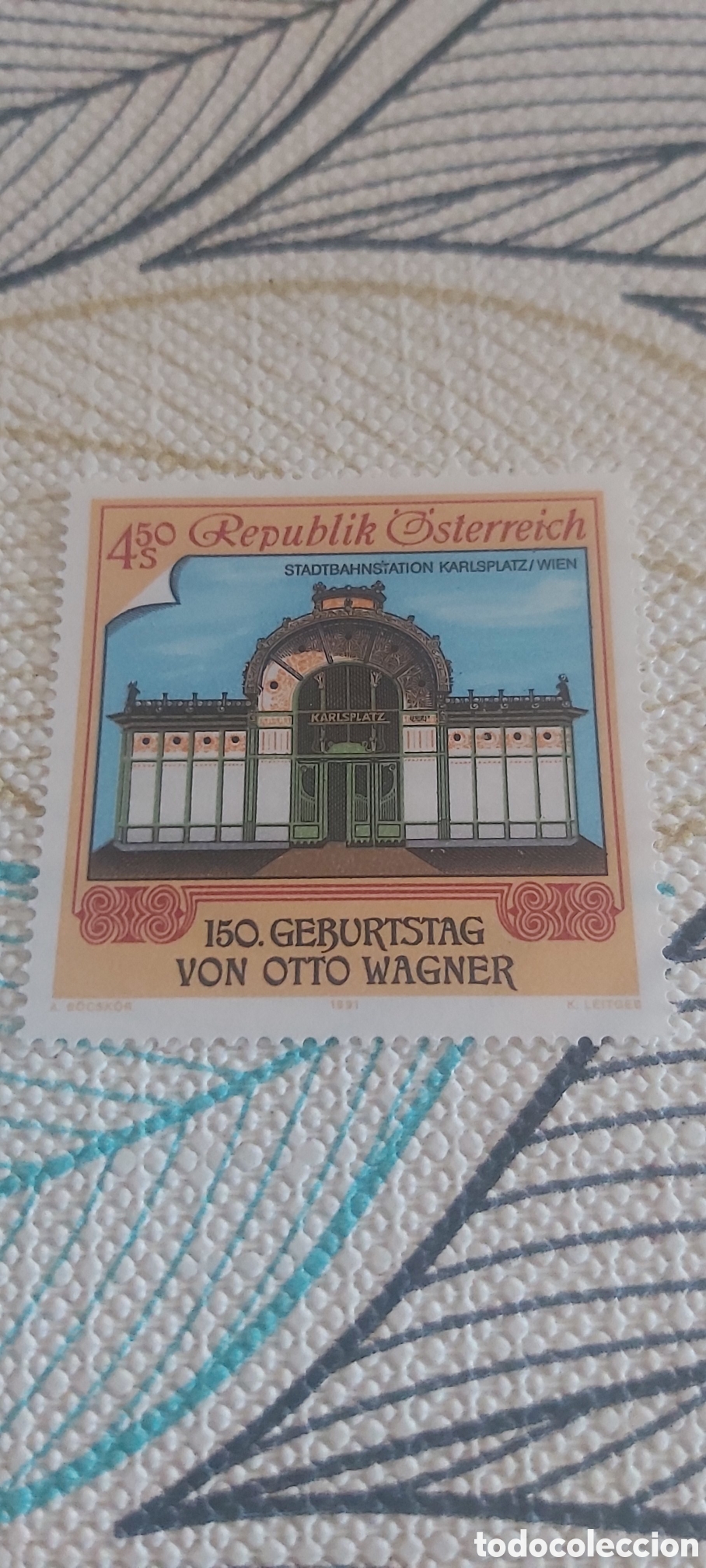 Sellos: Arquitectura Austria serie completa nuevo yvert 1894 edificio 1991 - Foto 1
