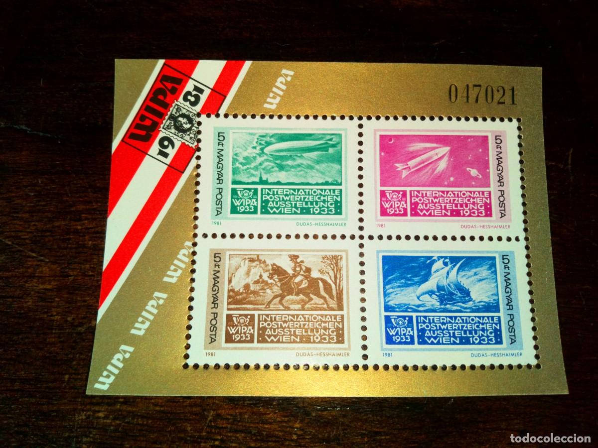 Sellos: AUSTRIA, 1981, WIPA 81, HB 10 - Foto 1