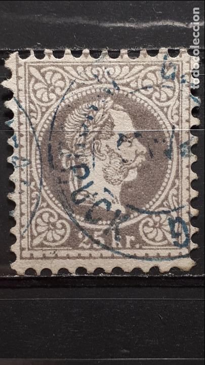 Sellos: AUSTRIA &deg;. A&Ntilde;O 1867-80 YVERT 37A - Foto 1