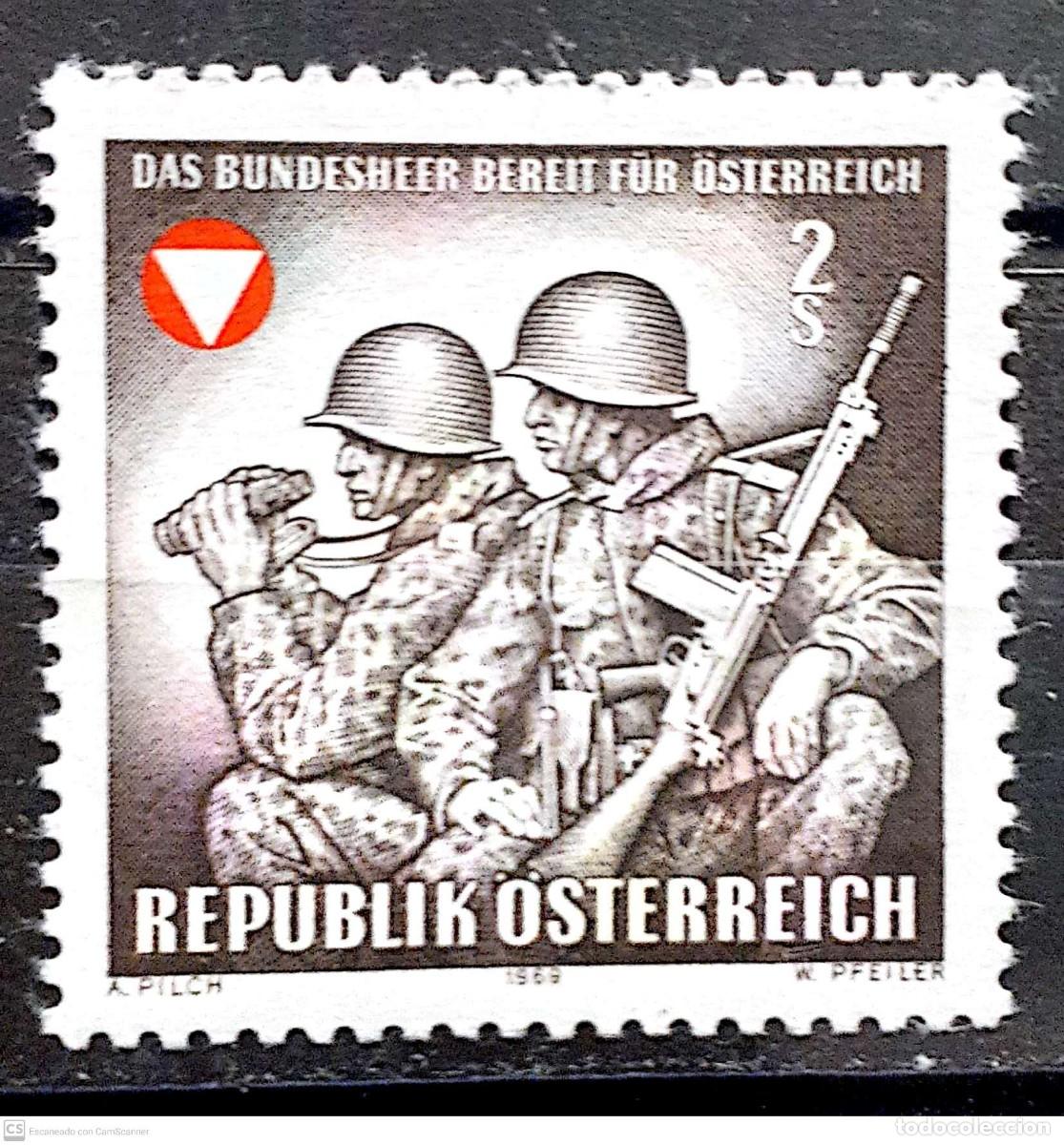 Sellos: AUSTRIA n&ordm; 1123** Ej&eacute;rcito federal. Completa - Foto 1