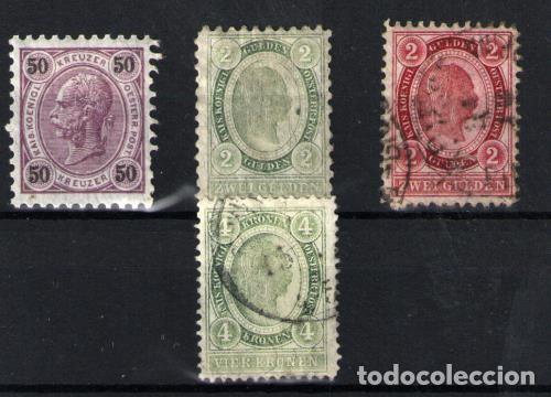 Sellos: Austria n&ordm; 56,59,60 y 79 - Foto 1