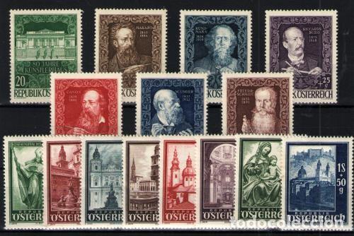 Sellos: Austria n&ordm; 732/8, 755/62 - Foto 1