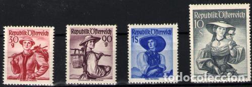 Sellos: Austria n&ordm; 743, 749B, 750, 754A - Foto 1