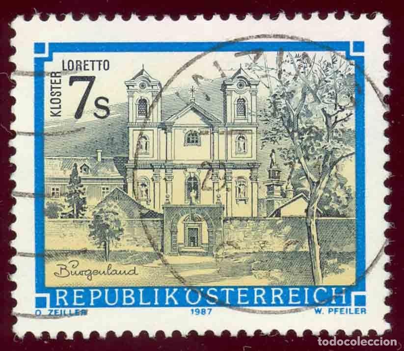 Sellos: Austria. Monasterio del Loretto. 1987. YT-1723. - Foto 1