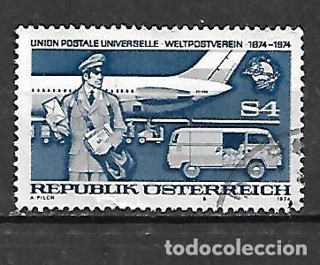 Sellos: 1974: Centenario de la U.P.U. (usado) - Foto 1