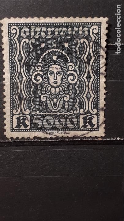 Sellos: AUSTRIA. A&Ntilde;O 1923-4 &deg;. YVERT 324 - Foto 1