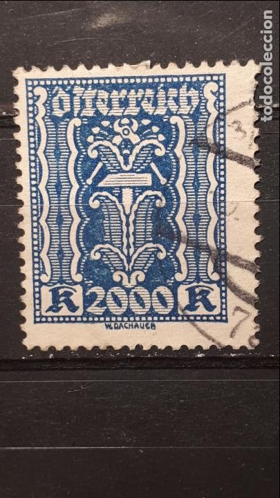 Sellos: AUSTRIA. A&Ntilde;O 1923-4 &deg;. YVERT 320 - Foto 1