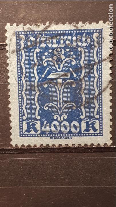 Sellos: AUSTRIA. A&Ntilde;O 1923-4 &deg;. YVERT 322 - Foto 1