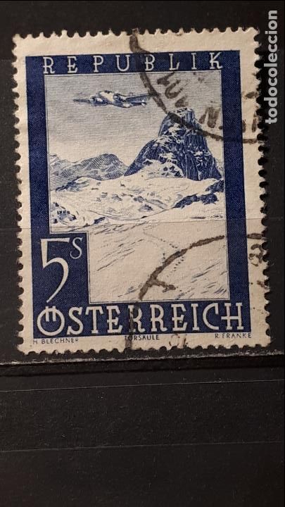 Sellos: AUSTRIA. A&Ntilde;O 1947 &deg;. YVERT aereo 52 - Foto 1