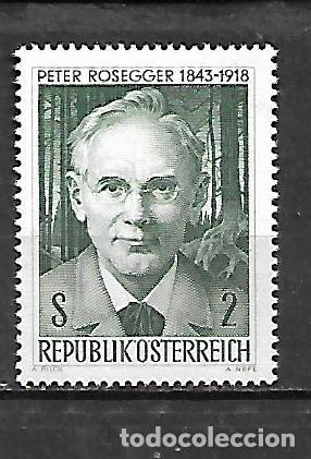Sellos: 1968: Peter Rosegger - escritor (MNH**) - Foto 1