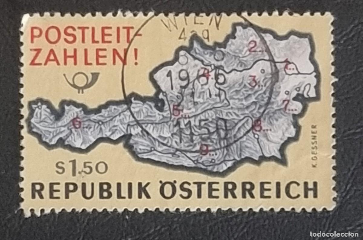 Sellos: SELLO USADO AUSTRIA 1966 Introducci&oacute;n de los c&oacute;digos postales en Austria - Foto 1