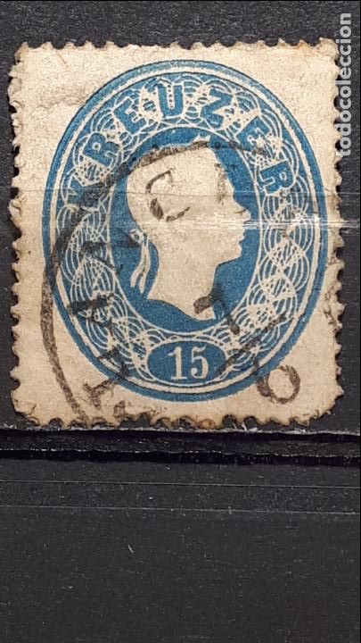 Sellos: ASTRIA &deg;. A&Ntilde;O 1861. YVERT 21 - Foto 1