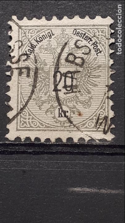 Sellos: AUSTRIA. &deg;. A&Ntilde;O 1883. YVERT 44 - Foto 1