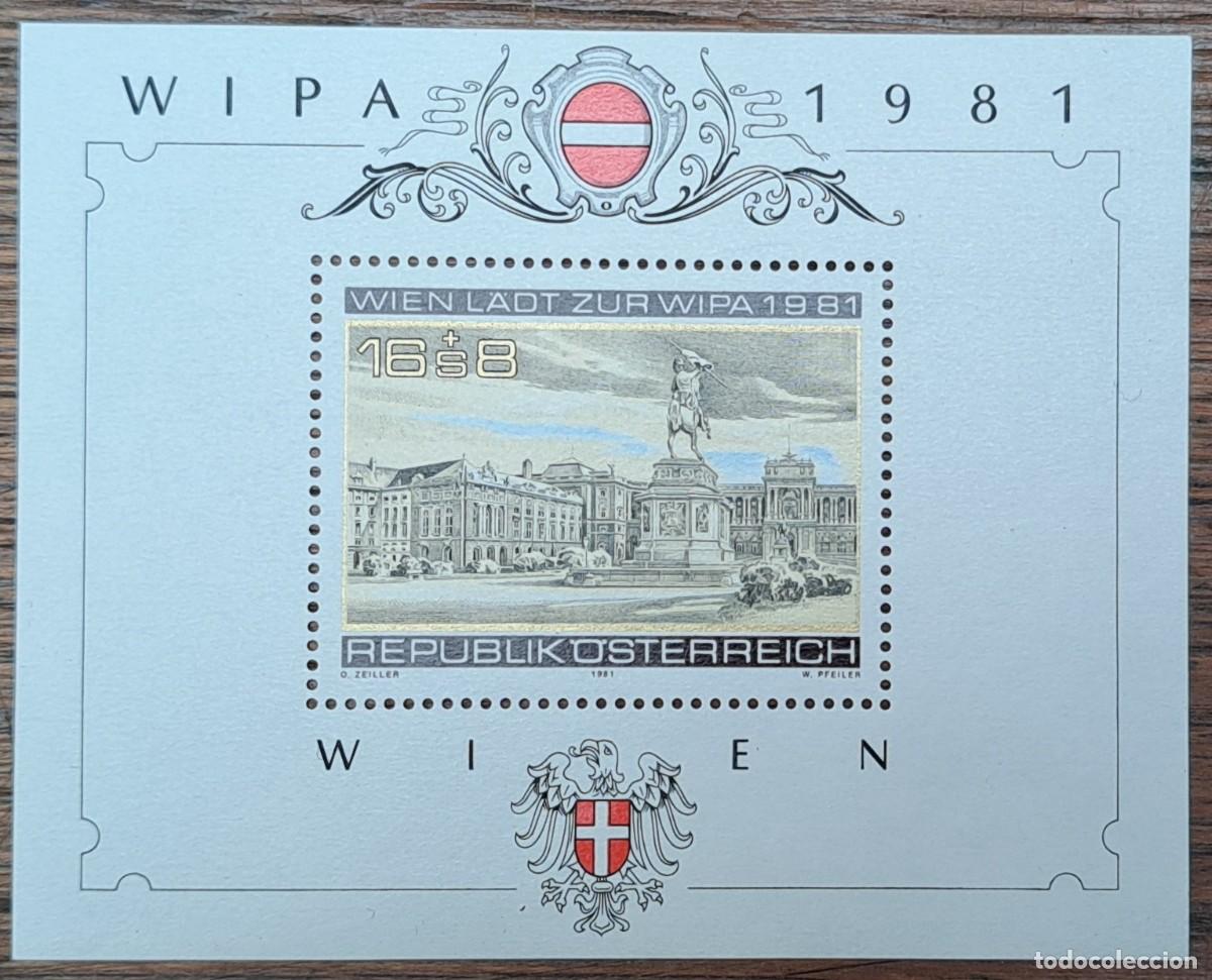 Sellos: Hoja sello, Wipa 1981, Austria - Foto 1