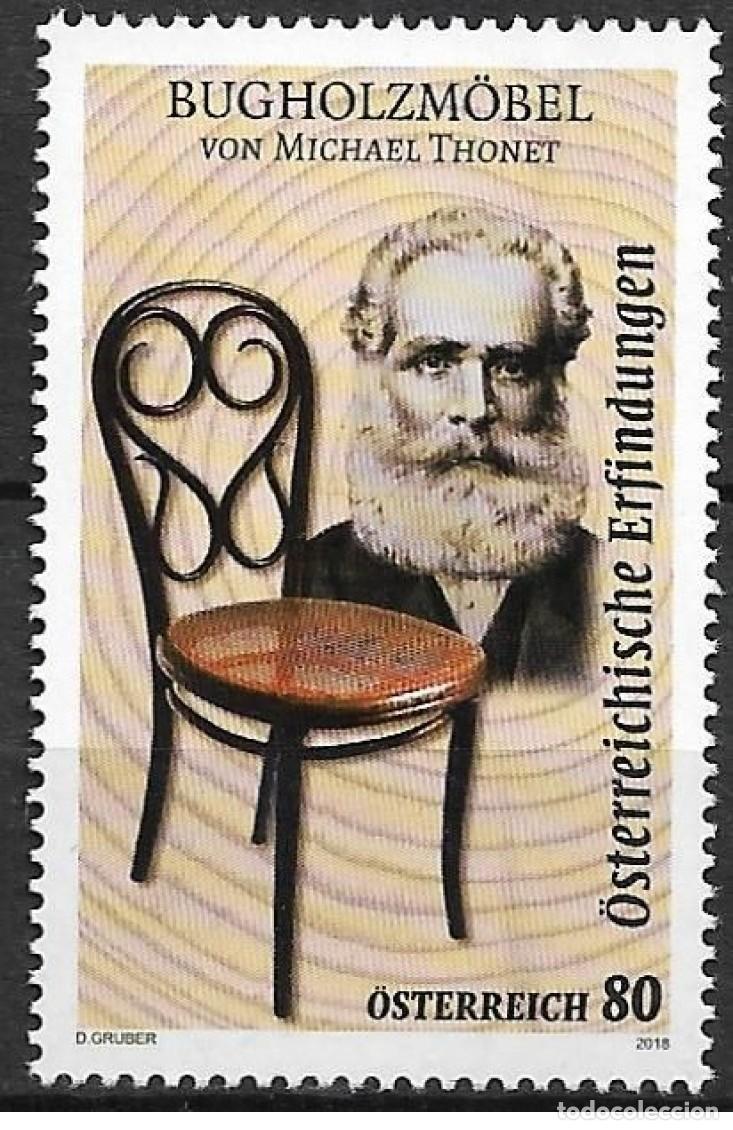 Sellos: Austria 2018 - Michael Thonet mnh** - Foto 1