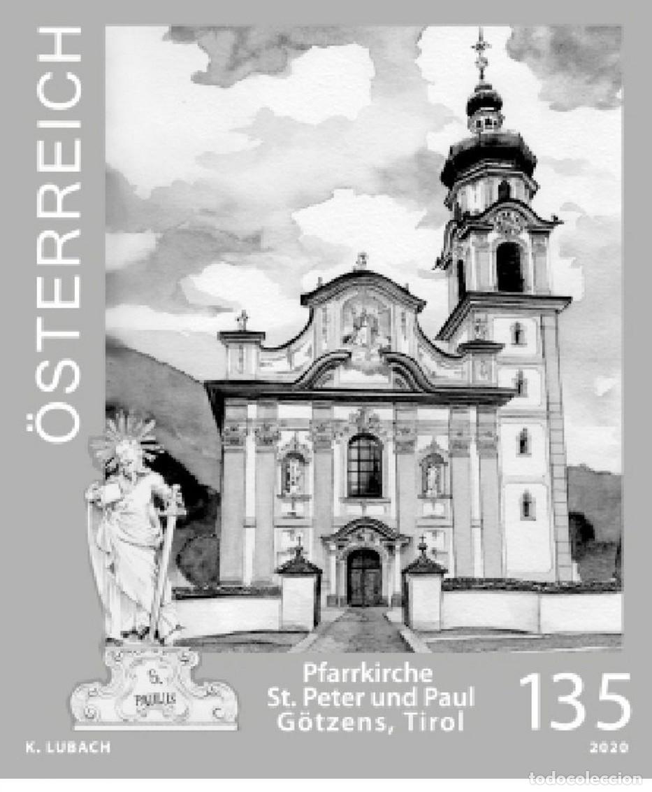 Sellos: Austria 2020 - Wallfahrtskirche G&ouml;tzens black print mnh** - Foto 1