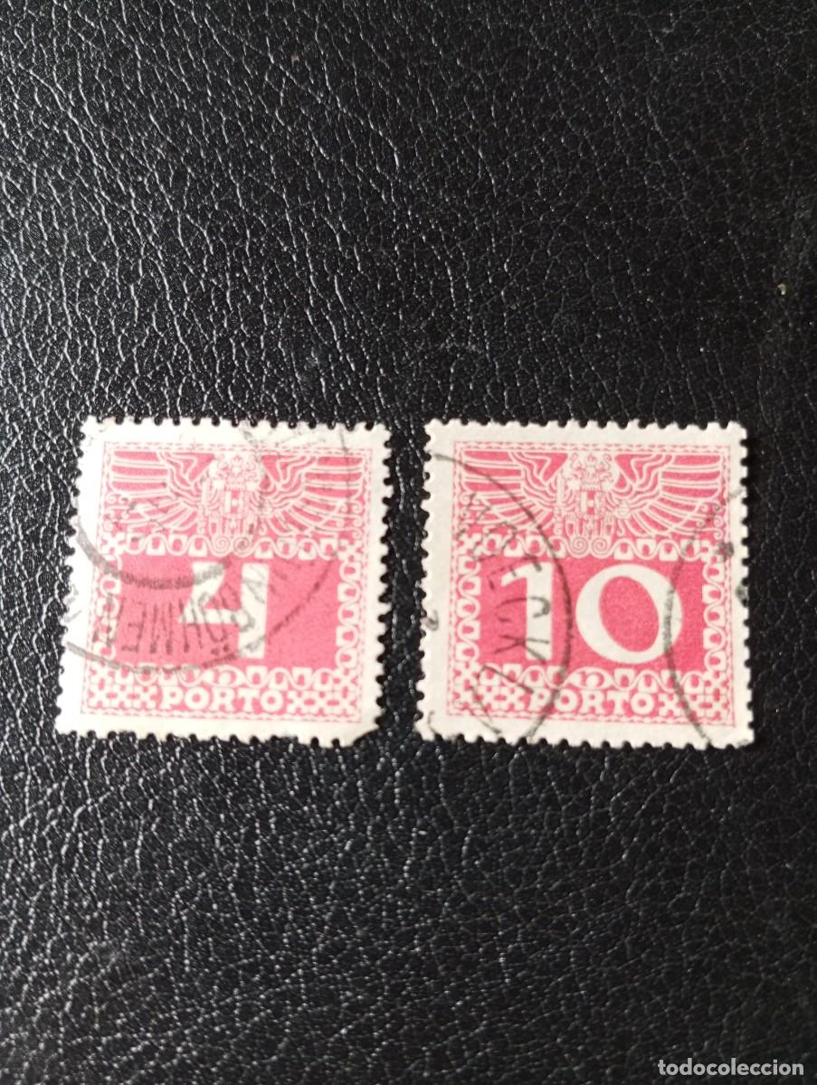 Sellos: AUSTRIA, 1908, TASAS, YT 36,38 - Foto 1