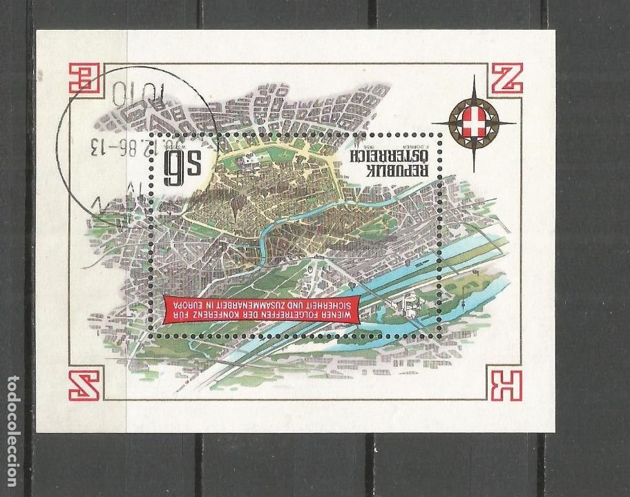 Sellos: AUSTRIA HOJA BLOQUE YVERT NUM. 13 USADA - Foto 1