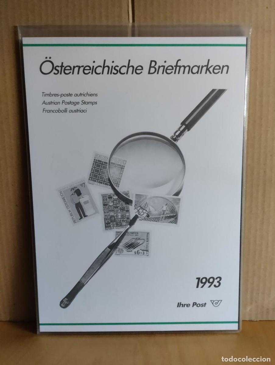 Sellos: AUSTRIA --- CARPETA ANUAL 1993 - Foto 1