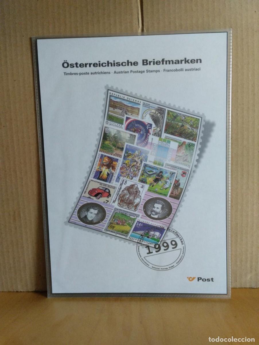 Sellos: AUSTRIA --- CARPETA ANUAL 1999 - Foto 1