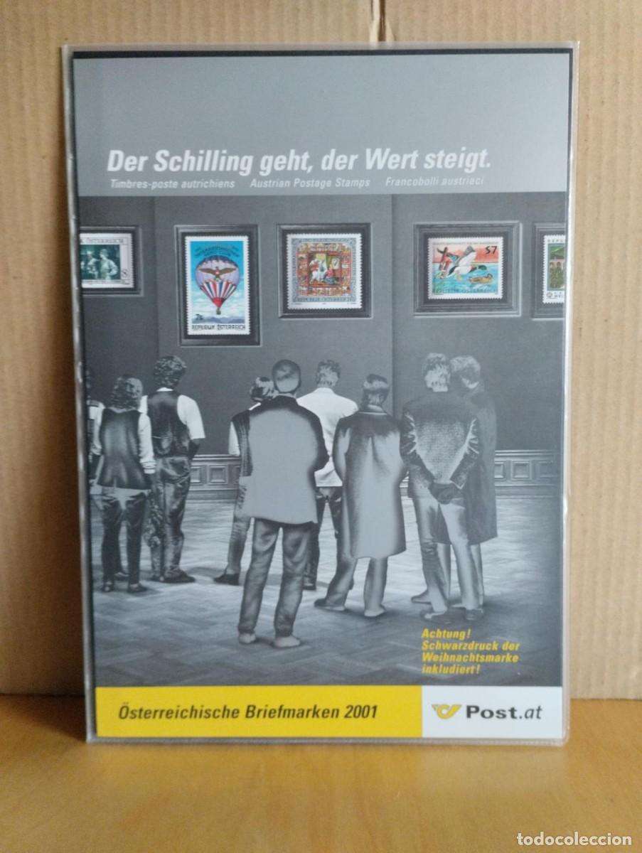 Sellos: AUSTRIA --- CARPETA ANUAL 2001 - Foto 1
