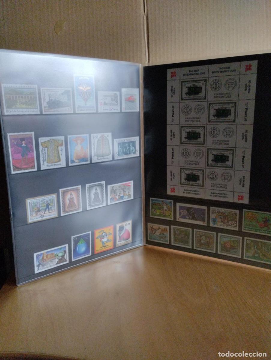 Sellos: AUSTRIA --- CARPETA ANUAL 2001 - Foto 2