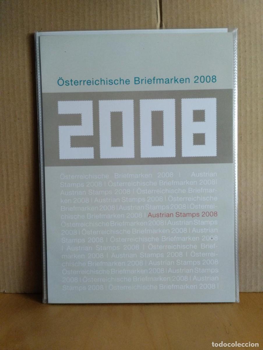 Sellos: AUSTRIA --- CARPETA ANUAL 2008 - Foto 1
