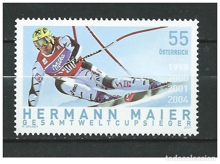 Sellos: Austria 2004 - Hermann Maier mnh** - Foto 1