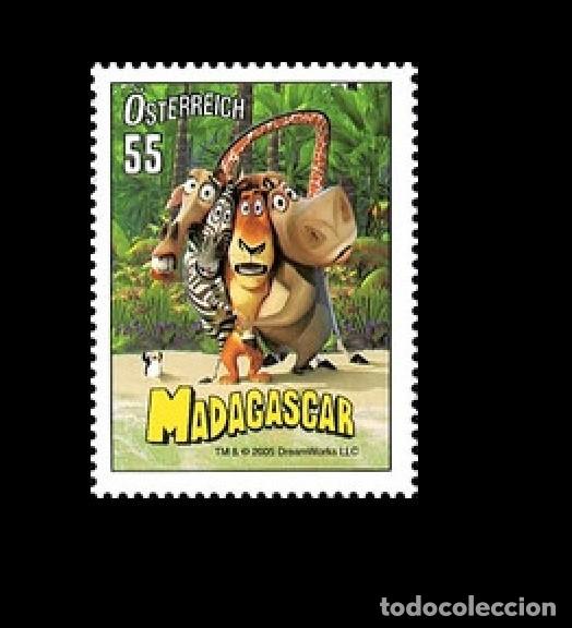 Sellos: Austria 2005 - Cine Madagascar mnh** - Foto 1