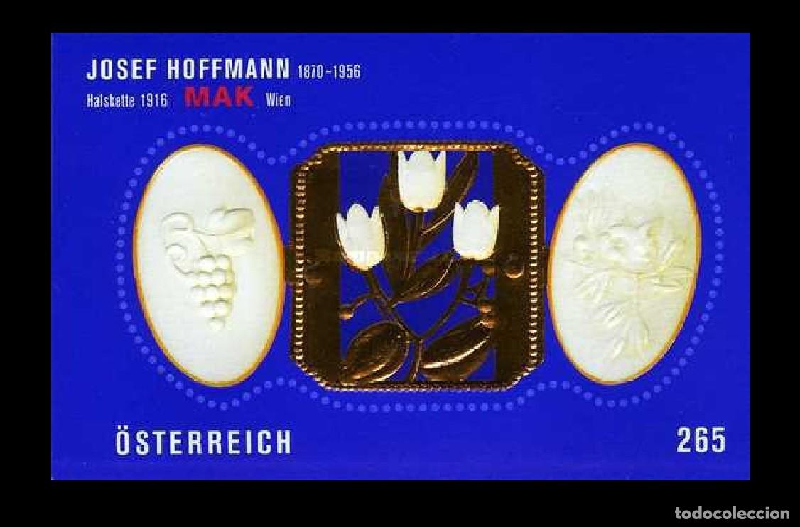 Sellos: Austria 2007 - Josef Hoffmann miniature sheet mnh** - Foto 1