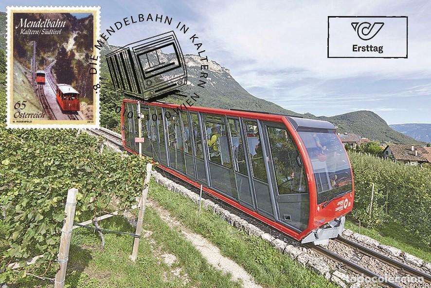 Sellos: Austria 2010 - Mendelbahn carte maximum - Foto 1