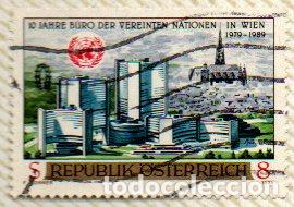 Sellos: AUSTRIA. SELLO DEL A&Ntilde;O 1989.- EN USADO. - Foto 1