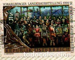 Sellos: AUSTRIA. SELLO DEL A&Ntilde;O 1991.- EN USADO. - Foto 1