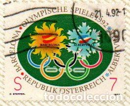 Sellos: AUSTRIA. SELLO DEL A&Ntilde;O 1992.- EN USADO. - Foto 1