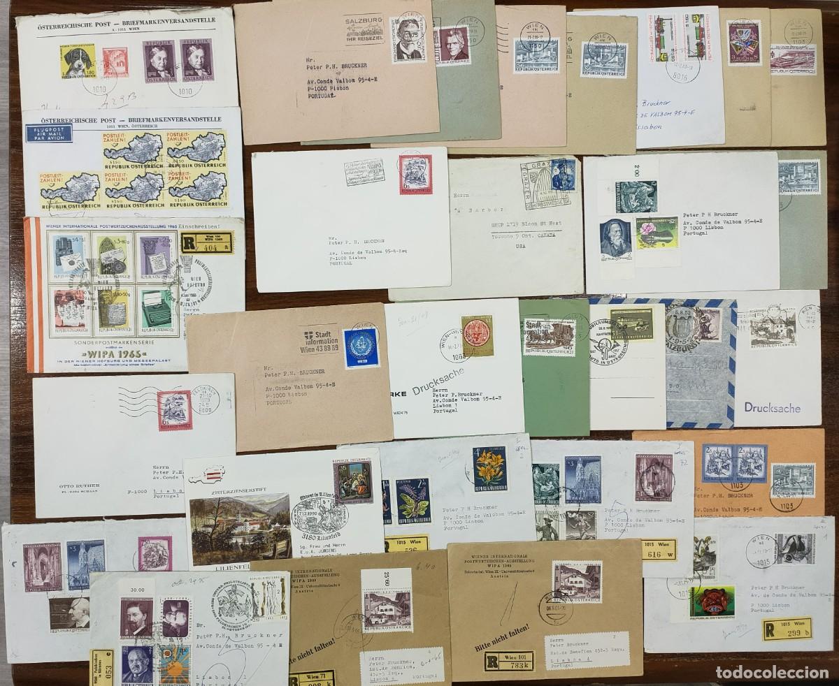 Sellos: AUSTRIA. LOTE DE 30 CARTAS &Oacute; TARJETAS. - Foto 1