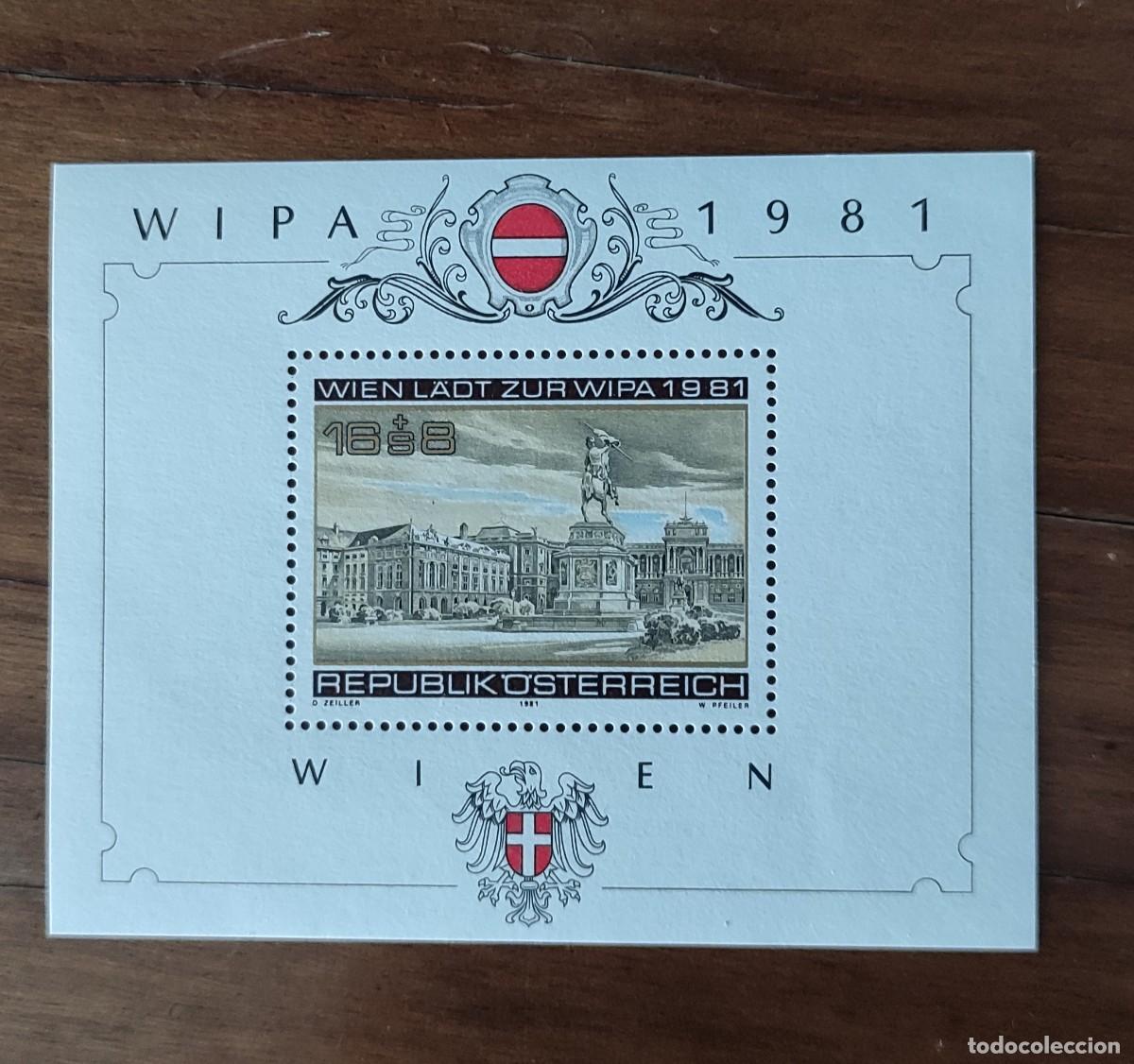 Sellos: Sellos AUSTRIA de 1981. WIPA 1981 MNH - Foto 1