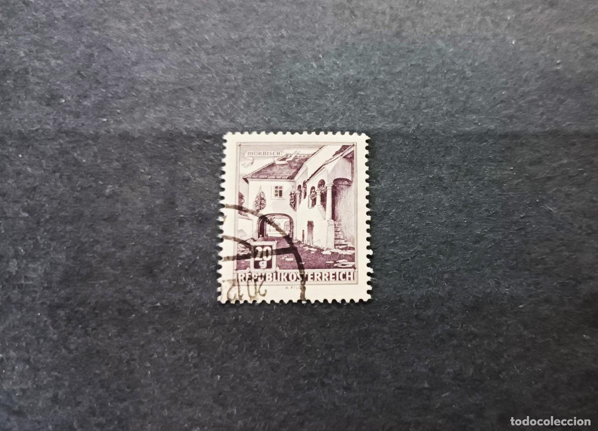 Sellos: Sello usado. Edificios. Granja. M&ouml;rbisch. 1961. Yvert 1295. - Foto 1